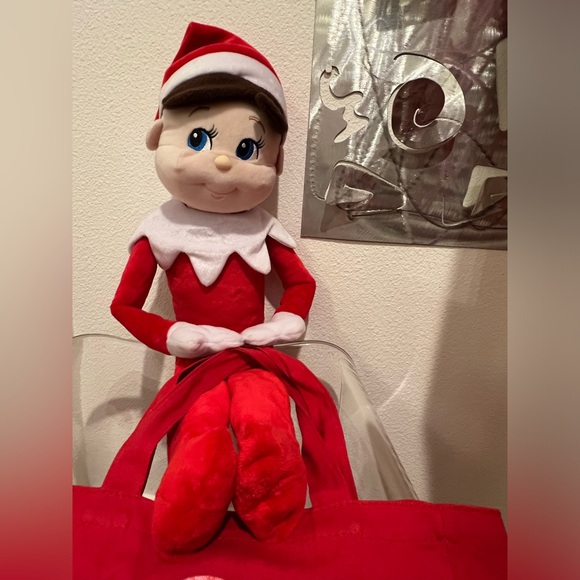 Elf on the Shelf Pajamas + Tote Bag + Large Stuffed Doll - Picture 10 of 16